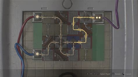 re2 remake electronic parts puzzle